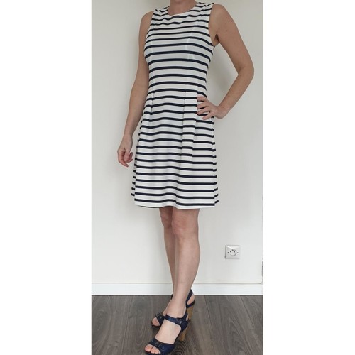 Vêtements Femme Robes Femme | robe patineuse rayée blanche et bleu marine - YR57563