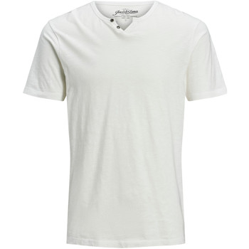 Vêtements Homme T-shirts manches courtes Jack & Jones 12164972 Blanc