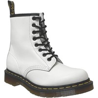 Chaussures Femme Boots Dr. Martens 1460 smooth Blanc cuir