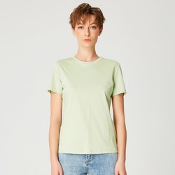 Vêtements Femme T-shirts manches courtes Calvin Klein Jea Studio Vert anis