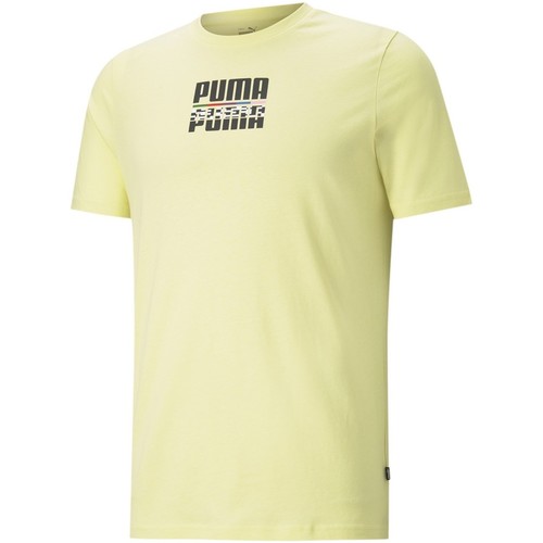 Vêtements Homme T-shirts manches courtes Puma 587768-40 Jaune