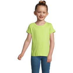 Vêtements Fille T-shirts linen manches courtes Sols CHERRY Verde Manzana Verde