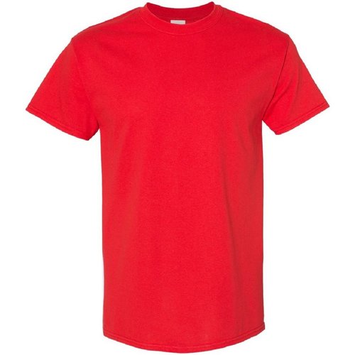 Vêtements Homme T-shirts manches courtes Gildan 5000 Rouge