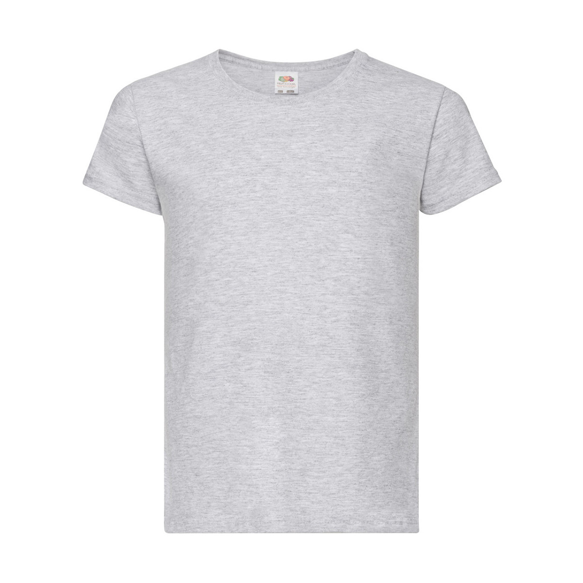 Vêtements Fille T-shirts manches courtes Fruit Of The Loom 61005 Gris