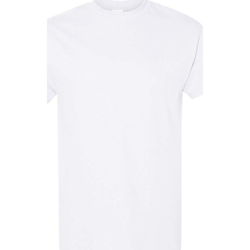 Vêtements Homme T-shirts manches courtes Gildan 5000 Blanc