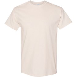 Vêtements Homme T-shirts manches courtes Gildan 5000 Beige