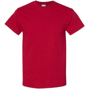 Vêtements Homme T-shirts manches courtes Gildan 5000 Rouge chiné