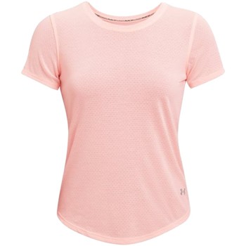 Vêtements Femme T-shirts manches courtes Under Armour sportiva Streaker Run Short Sleeve Rose