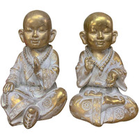 Maison & Déco Statuettes et figurines Signes Grimalt Bouddha Set 2 Unités Dorado