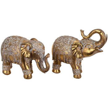 Kiwi Saint Trope Statuettes et figurines Signes Grimalt Elephant Set 2 Unités Dorado