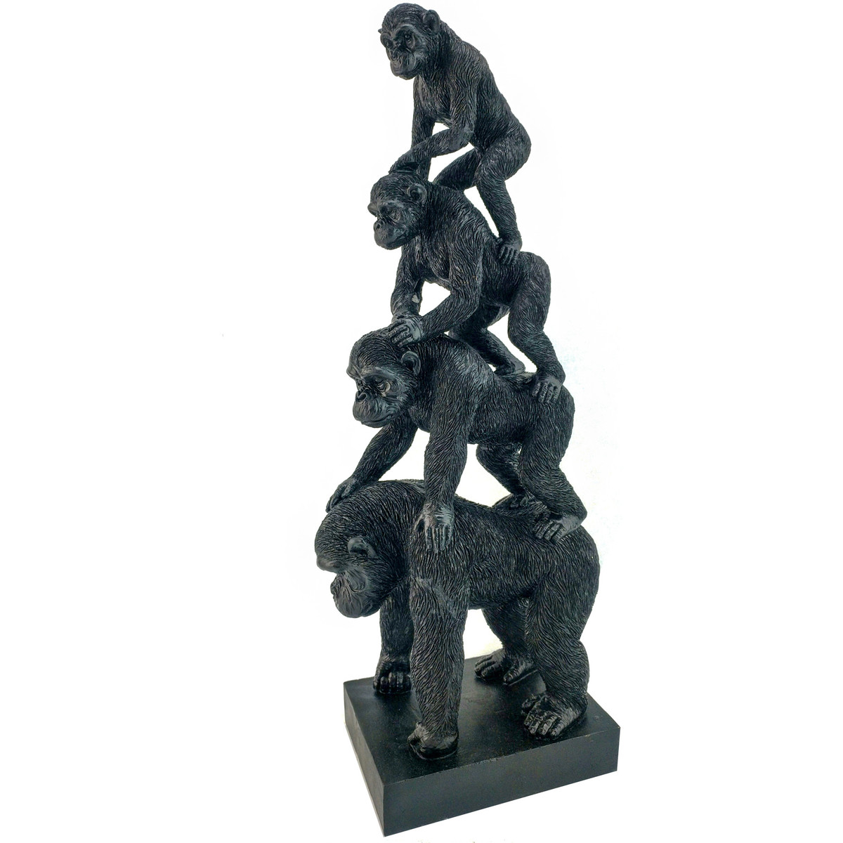 Maison & Déco Statuettes et figurines Signes Grimalt Singes Noir
