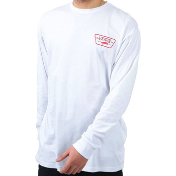 Vêtements Homme T-shirts manches longues Vans T-shirt à Manches Courtes Large Logo Cotton Blanc