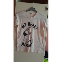 Vêtements Femme T-shirts manches courtes Jennyfer tee shirt rose Rose