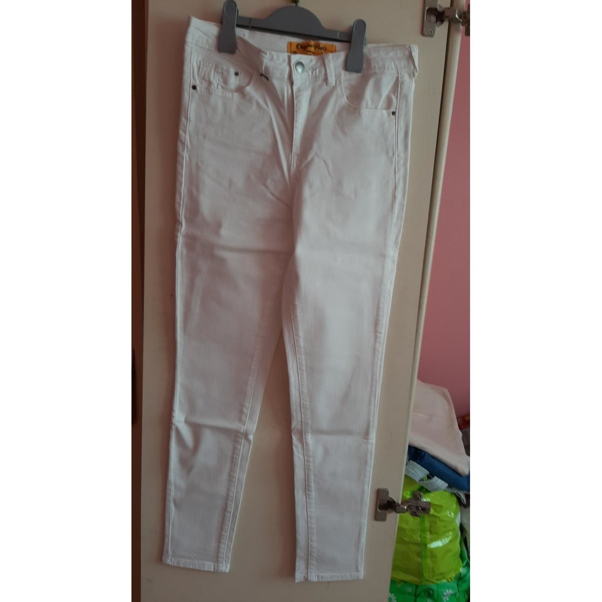 Vêtements Femme Jeans 90s slim Jennyfer jeans 90s blanc Blanc