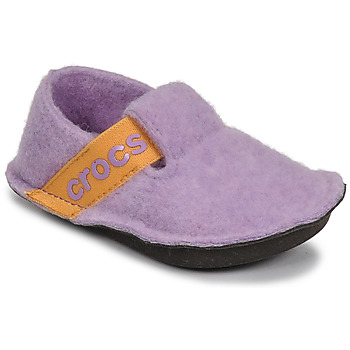 Chaussures Enfant Chaussons Crocs CLASSIC SLIPPER K Violet / Jaune