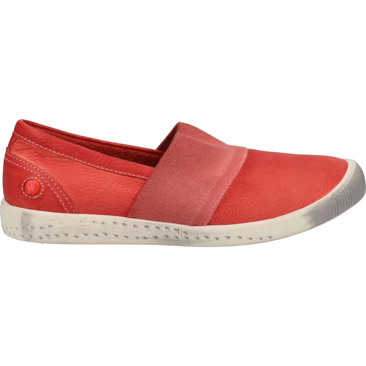 Chaussures Femme Mocassins Softinos Babouche Rouge