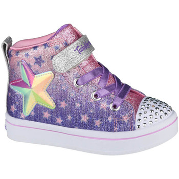 Chaussures Enfant Baskets montantes Skechers Twi-Lites Lil Starry Gem Violet
