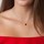 Montres & Bijoux Femme Colliers / Sautoirs Sc Crystal B2382-ARGENT-10003-ROUGE Argenté