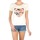 Vêtements Femme T-shirts manches courtes Manoush TEE mandarin SHIRT VALENTINE Ecru