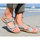 Chaussures Femme Sandales et Nu-pieds Pediconfort Sandales ultra souples en cuir Multicolore