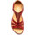 Chaussures Femme Sandales et Nu-pieds Pediconfort Sandales cuir ajouré Rouge