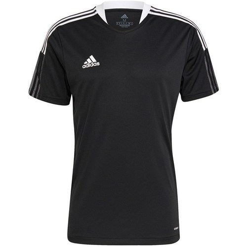 Vêtements Homme T-shirts manches courtes adidas Originals Tiro 21 Training Tshirt Noir