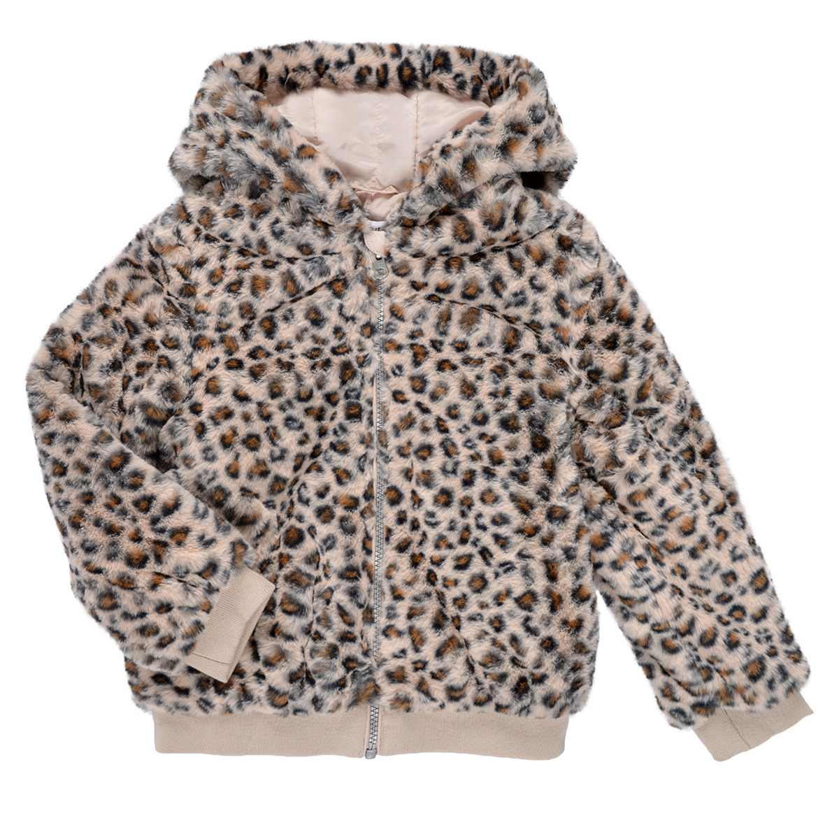 Vêtements Fille Borg Lined Cord Zip Hoodie 2 7 Yrs NMFMADDIE FAUX FUR JACKET Multicolore