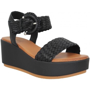 Chaussures Femme Sandales et Nu-pieds Inuovo 123035 Cuir Femme Noir Noir