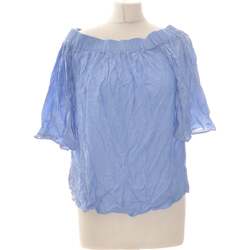 Vêtements Femme MAISON & DÉCO Mango top manches courtes  34 - T0 - XS Bleu Bleu