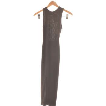 Vêtements Femme Robes Bershka robe mi-longue  34 - T0 - XS Noir Noir