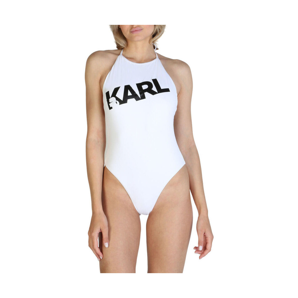 Vêtements Femme Maillots de bain séparables Karl Lagerfeld - kl21wop03 Blanc