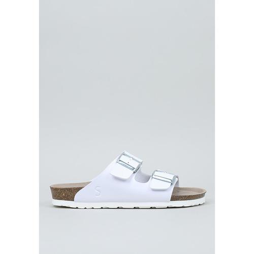 Chaussures Femme Sandales et Nu-pieds Skechers Brown Sandal HAWAII Blanc