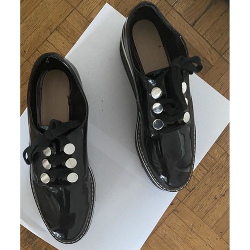 Zara Derbies compensées Femme Noir - Chaussures Derbies Femme 23,00 €