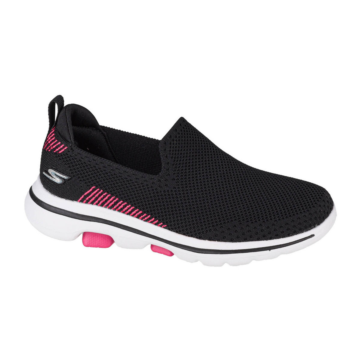 Chaussures Fille Baskets basses Skechers Go Walk 5 Clearly Comfy Noir