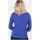 Vêtements Femme Tops / Blouses Georgedé Top Polly en Jersey Bleu Royal Bleu