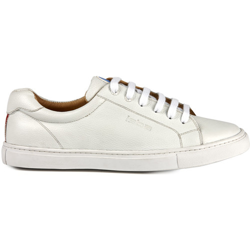 Baskets basses Isba LYON White Blanc - Chaussures Baskets basses Homme 99 