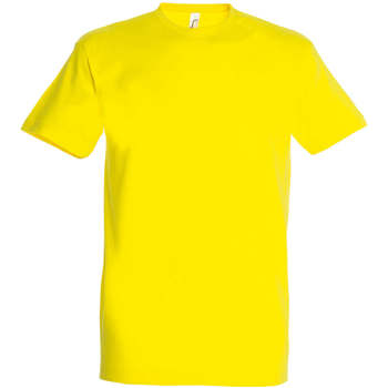 Vêtements Femme T-shirts manches courtes Sols IMPERIAL camiseta color Limón Amarillo