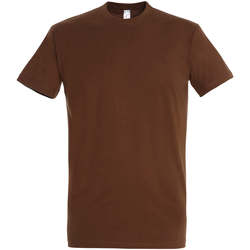 Vêtements Femme T-shirts manches courtes Sols IMPERIAL camiseta color Tierra Beige
