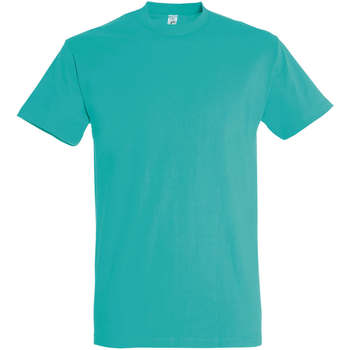 Vêtements Femme T-shirts manches courtes Sols IMPERIAL camiseta color Azul Caribeño Azul