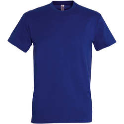 Vêtements Femme T-shirts manches courtes Sols IMPERIAL camiseta color Azul Ultramarino Azul