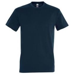 Vêtements Femme T-shirts manches courtes Sols IMPERIAL camiseta color Azul Petróleo Bleu