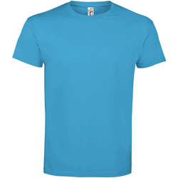 Vêtements Femme T-shirts manches courtes Sols IMPERIAL camiseta color Aqua Azul