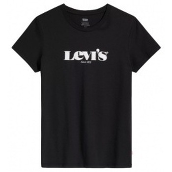 Vêtements Femme T-shirts & Polos Levi's Levis The Perfect Tee Noir