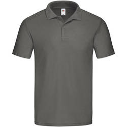Vêtements Homme Polos manches courtes Fruit Of The Loom SS229 Gris