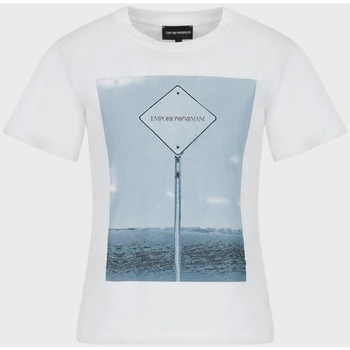 Vêtements Femme T-shirts & Polos Emporio Armani 3K2T8A2J53Z Blanc