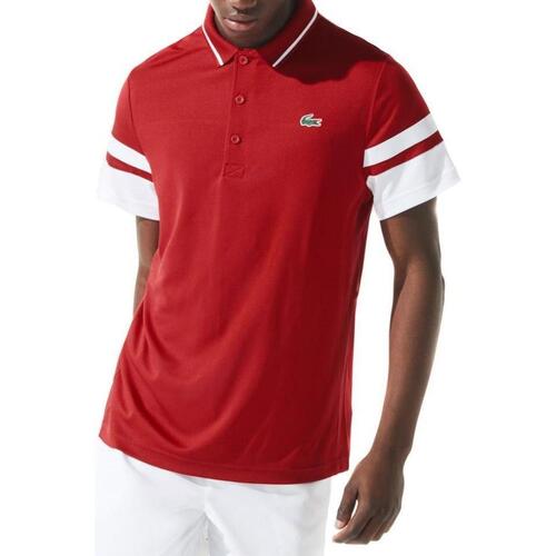 Vêtements Homme Lacoste logo-patch short-sleeve polo shirt Gelb Lacoste DH9681 Rouge