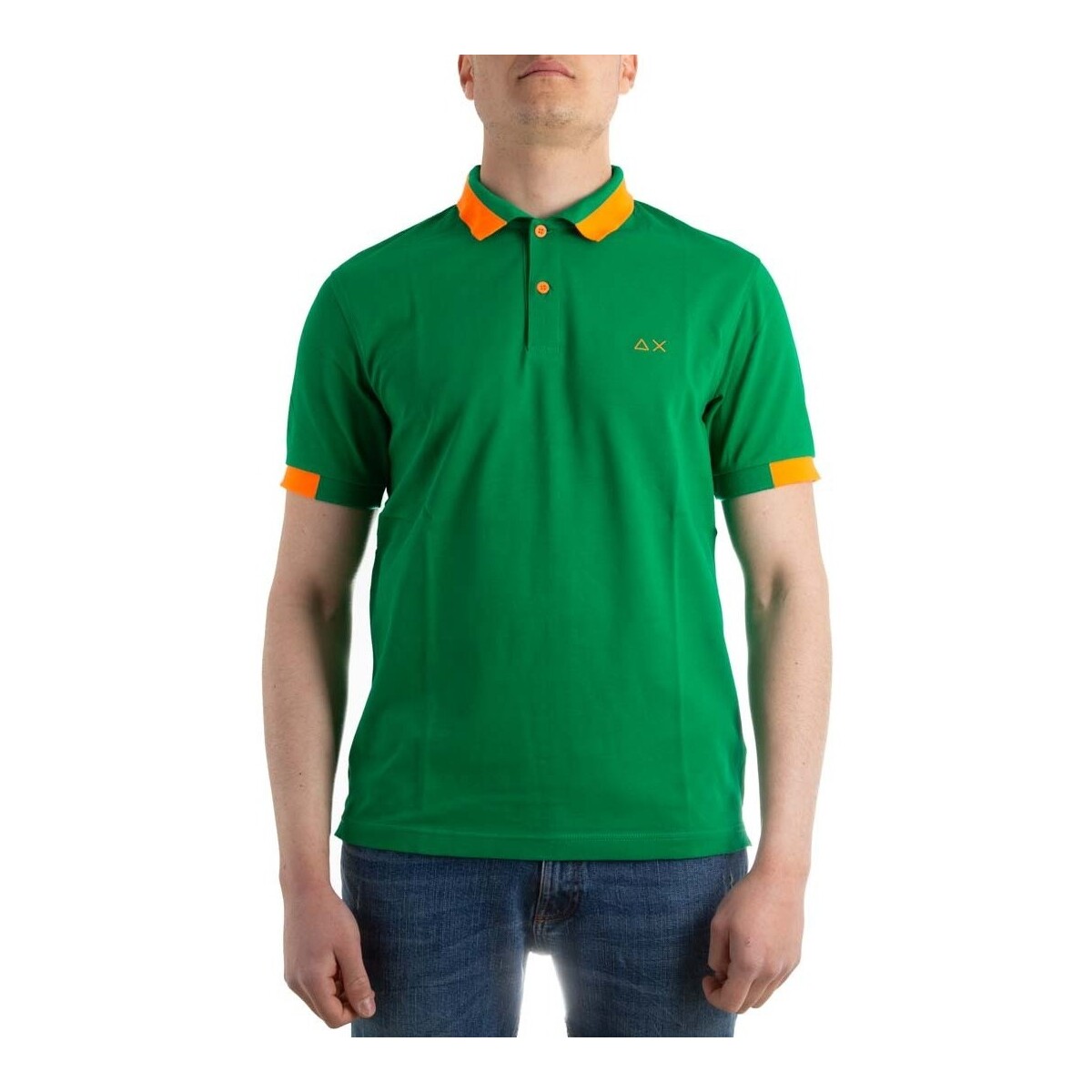 Vêtements Homme T-shirts & Polos Sun68 A31119 Vert