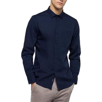 Vêtements Homme Chemises manches longues Replay M400680279A Bleu