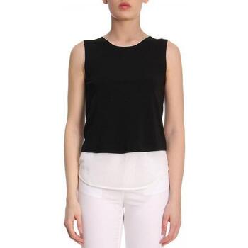 Vêtements Femme white asymmetric shirt Emporio Armani 3Z2M712JPQZ Noir