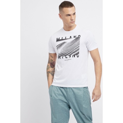 Vêtements Homme T-shirts & Polos Emporio Armani 3G1T791J19Z Blanc